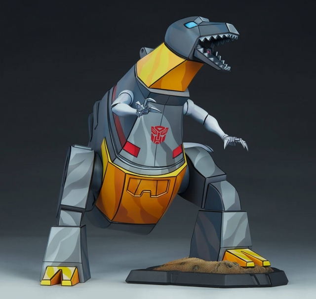 Grimlock Statue Classic Scale Transformers G1 Generation One Hasbro