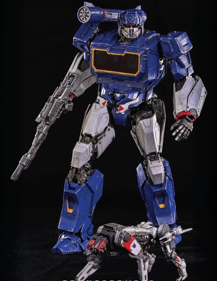 Soundwave and Ravage Collectible Figure DLX Scale Collectible Figure | Transformers: Bumblebee | threezero