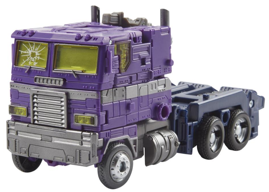 Transformers Netflix War for Cybertron Trilogy Voyager Class Optimus Prime Battle 3-Pack con Enerax e Sheeldron