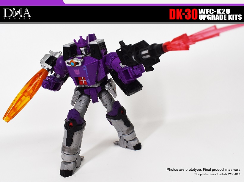 DK30 Upgrade Kit for Transformers WFC Kingdom WFCK28 Leader Galvatron DNA Design