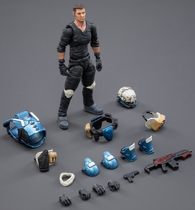 Purge 01 Combination Warfare Mecha Blue Version Joy Toy Dark Source