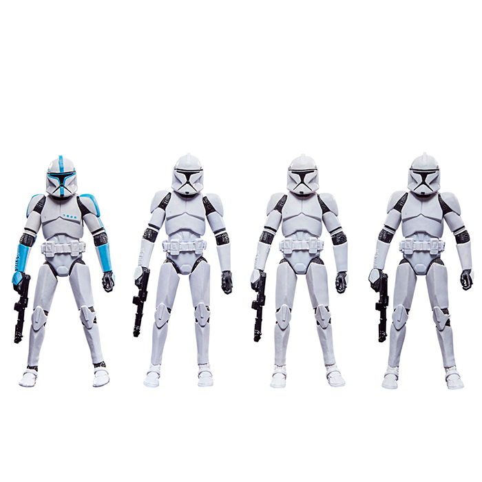 Phase I Clone Trooper 4 Pack | Star Wars: The Clone Wars | Star Wars The Vintage Collection