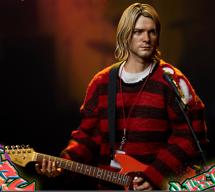Kurt Cobain 1/6 Scale Action Figure Nirvana Blitzway