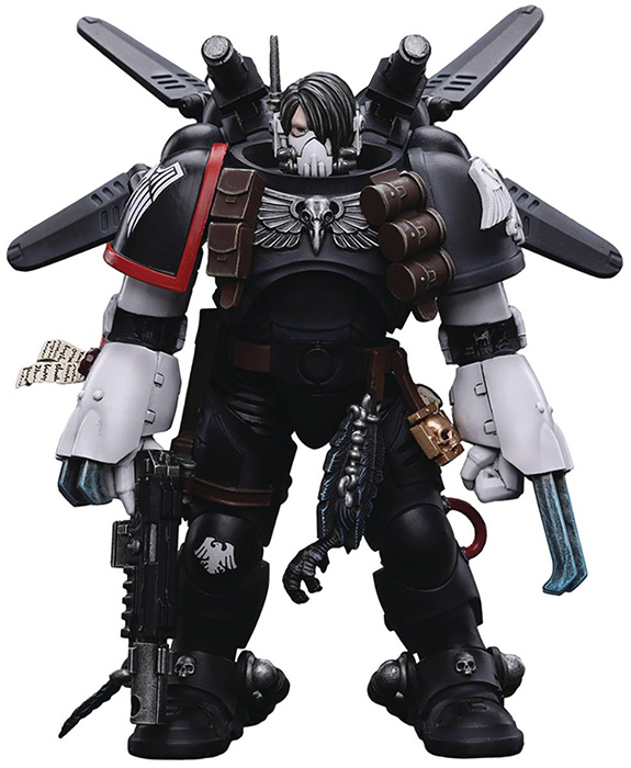 Raven Guard Chapter Master Kayvaan Shrike 1/18 Scale | Warhammer 40K | Joy Toy