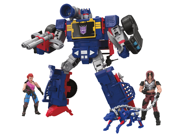 Decepticon Soundwave Dreadnok Thunder Machine Figure Set | G.I. Joe | Transformers Collaborative