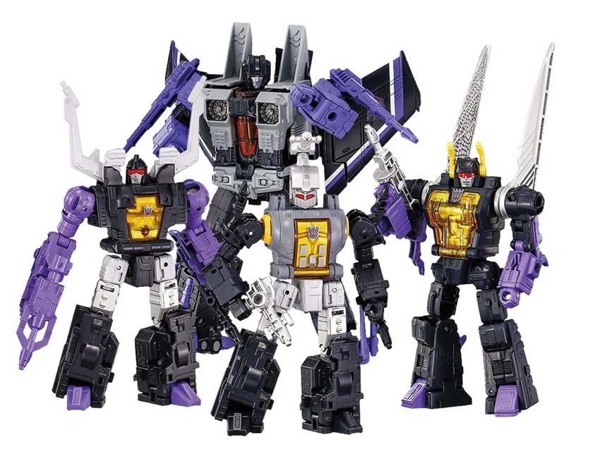 Decepticons Part 2 Set of 4 Premium Finish | Transformers Dramatic Capture