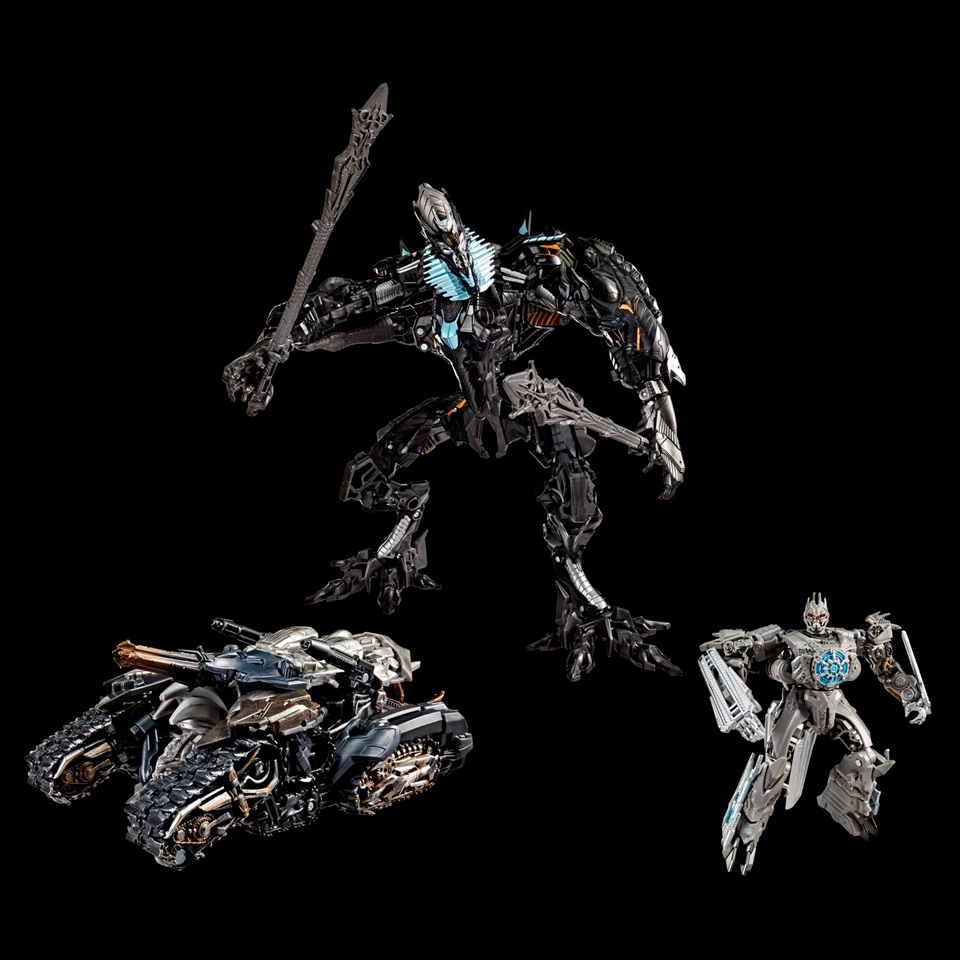 Transformers Studio Series Pack Triple – Figuras De El Caído, Megatron Y Soundwave De Revenge Of The Fallen, Convertibles Y Articuladas, Regalo Para Coleccionistas Desde 8 Años