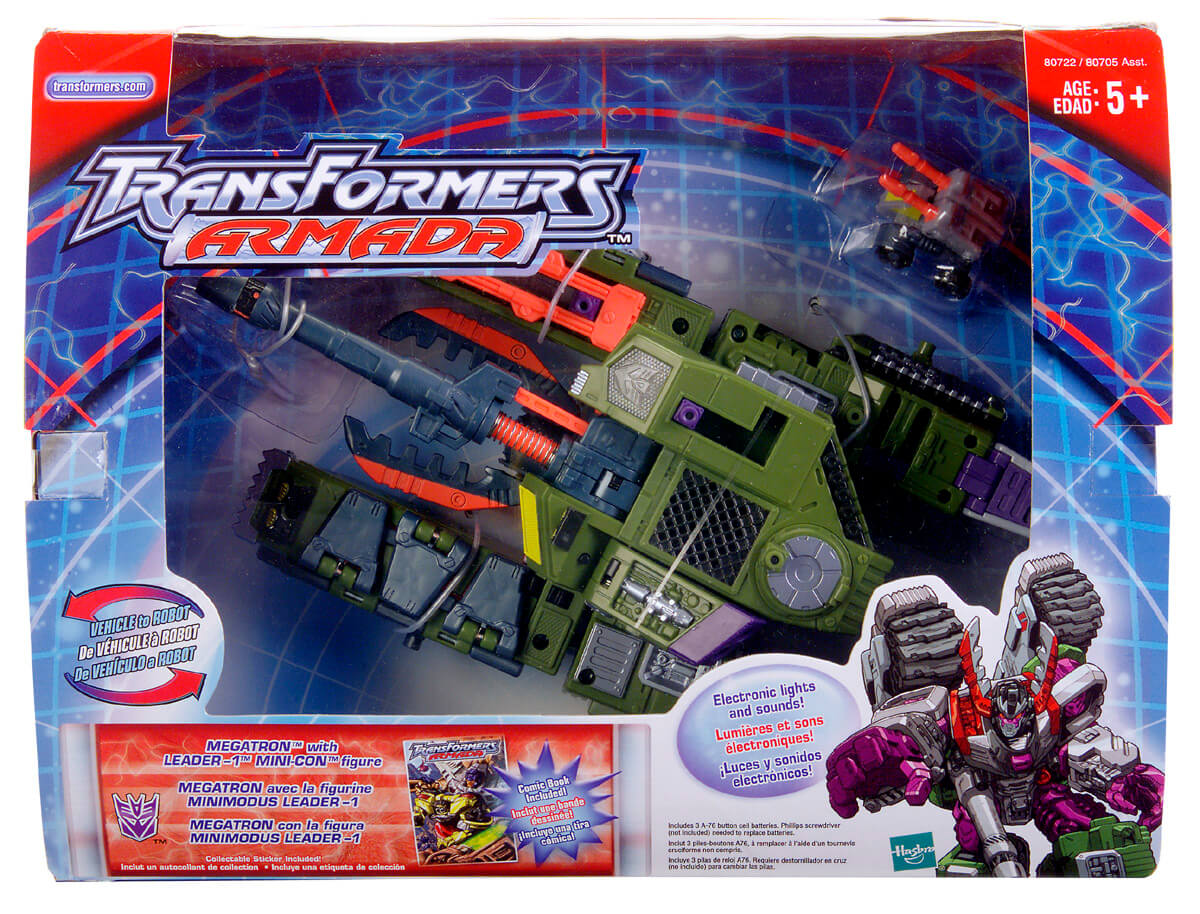 Megatron and Leader1 MiniCon Ultra Class Transformers Armada Hasbro