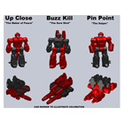 Shooter Master - 3 Pack - Animated Robots Set of 3