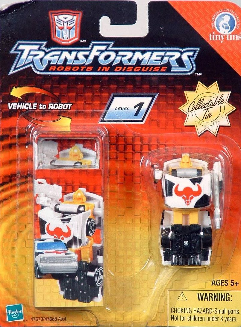 Ironhide Spychanger Transformers Robots in Disguise RID Tiny Tins