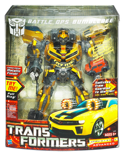 Battle Ops Bumblebee Limited Edition Metallic Finish Exclusive