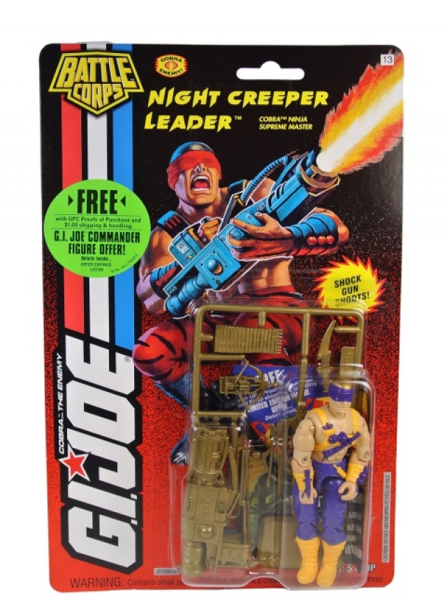 Night Creeper Leader V2 3.75-Inch Scale Battle Corps | G.I. Joe A Real American Hero ARAH