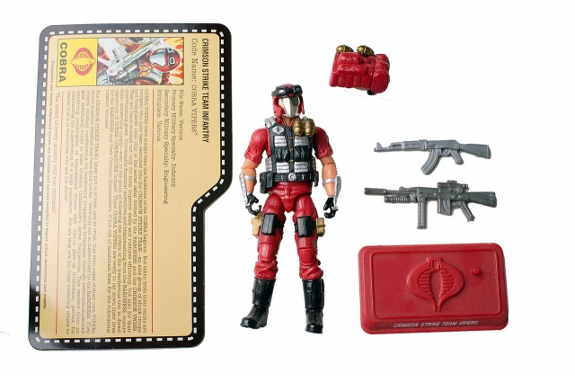 Crimson Strike Team Infantry Viper 3.75-Inch Scale | G.I. Joe Joecon 2009 Convention Exclusive