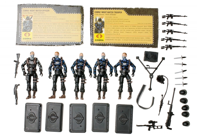 Cobra Night Watch Troopers 3.75-Inch Scale | G.I. Joe 25th Anniversary