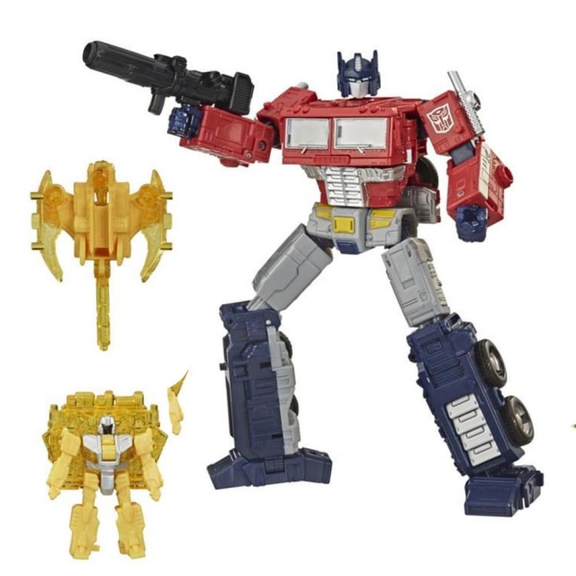 WFC-11 Autobot Optimus Prime Battle 3-Pack | Transformers Generations War for Cybertron Trilogy