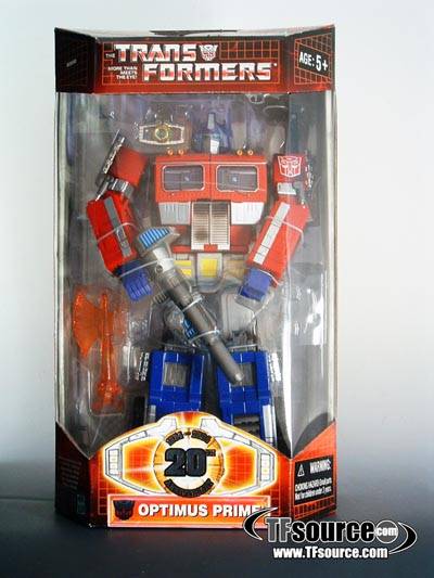 optimus prime anniversary edition