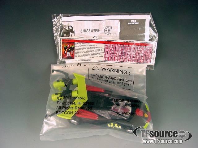 Botcon 2011 - Souvenir Exclusive - G2 Sideswipe - MISB