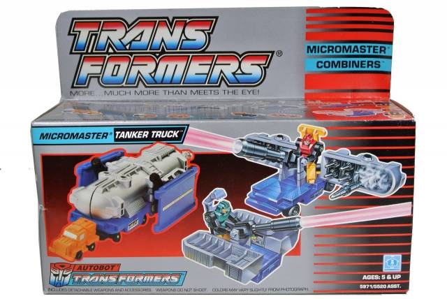 Tanker Truck Micromasters Vintage Transformers G1