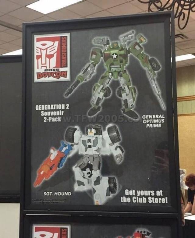 General Optimus Prime and sergeant Hount Botcon Exclusive ...