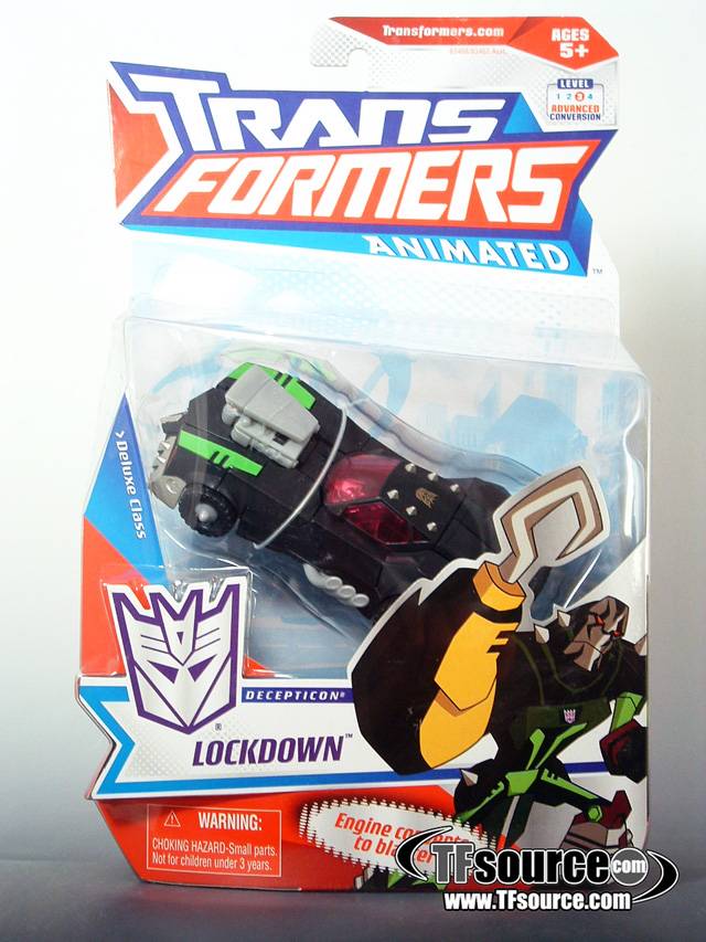 Deluxe Class Lockdown Transformers Animated Hasbro