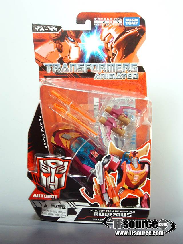 TA33 Rodimus Japanese Transformers Animated Takara Tomy