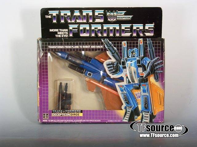 transformers g1 Vintage DIRGE hasbro Takara Japan