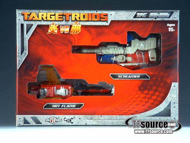 Ex 004 Targetroids Hot Flame Vs Screamer Tfc Toys Tfsource