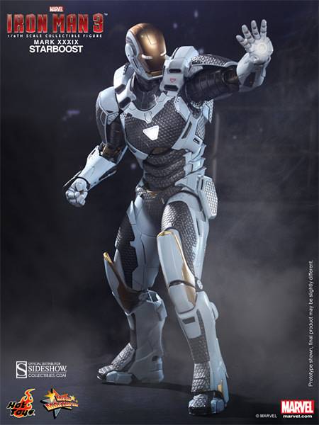 Hot Toys - Iron Man Mark XXXIX ï¿½ Starboost - One Sixth Scale Figure