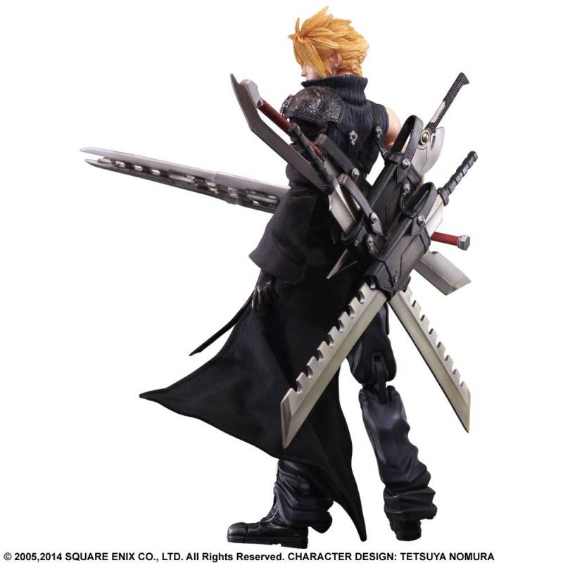 Statue Square Enix Masterpiece Arts Cloud Strife, Final Fantasy 7 Advent Children, 1/4, Résine, 2006