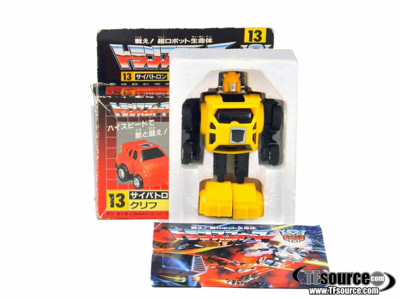 13 Cliffjumper Yellow Version Japanese Transformers G1 Transformers Generation One Hasbro
