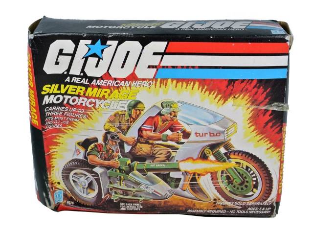 Silver Mirage Motorcycle 3.75-Inch Scale | G.I. Joe A Real American Hero ARAH