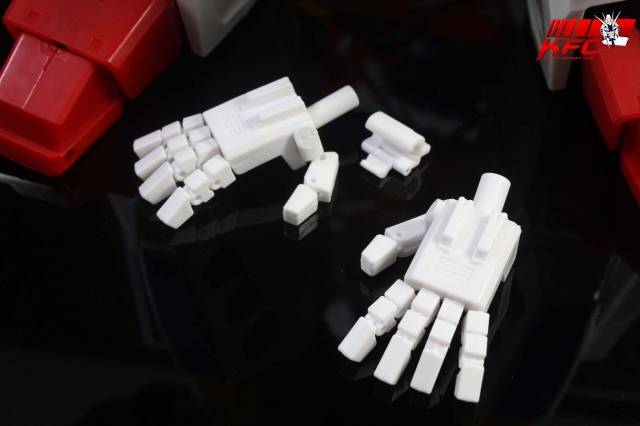 KP-09W Posable Hands Set for Transformers Masterpiece MP-24 Star Saber White Version | KFC Toys