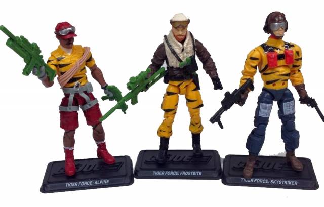 Tiger Force Helicopter Crew Set of 3 3.75-Inch Scale | G.I. Joe Joecon 2015 Convention Exclusive