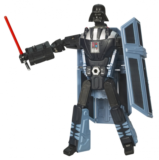 Darth Vader Tie Advanced | Star Wars Transformers Crossover