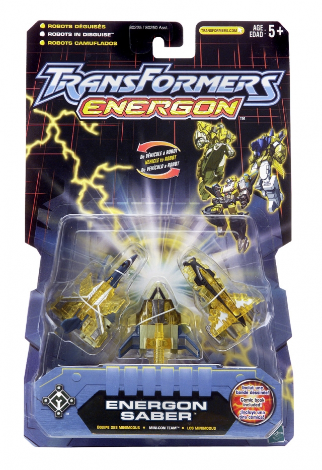 Minicon Energon Saber Transformers Energon Hasbro