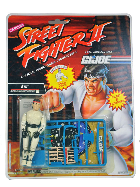 Ryu 3.75-Inch Scale | G.I. Joe A Real American Hero ARAH Street Fighter II
