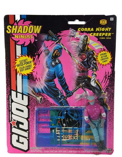 Cobra Night Creeper 3.75-Inch Scale Shadow Ninjas | G.I. Joe A Real American Hero ARAH