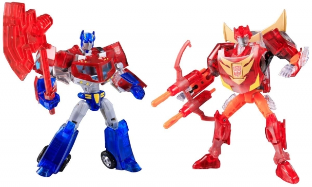 Optimus Prime and Rodimus Sons of Cybertron Set | Japanese Transformers Animated