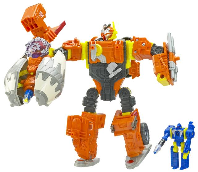 Quickmix and Stripmine Voyager Class | Transformers Cybertron