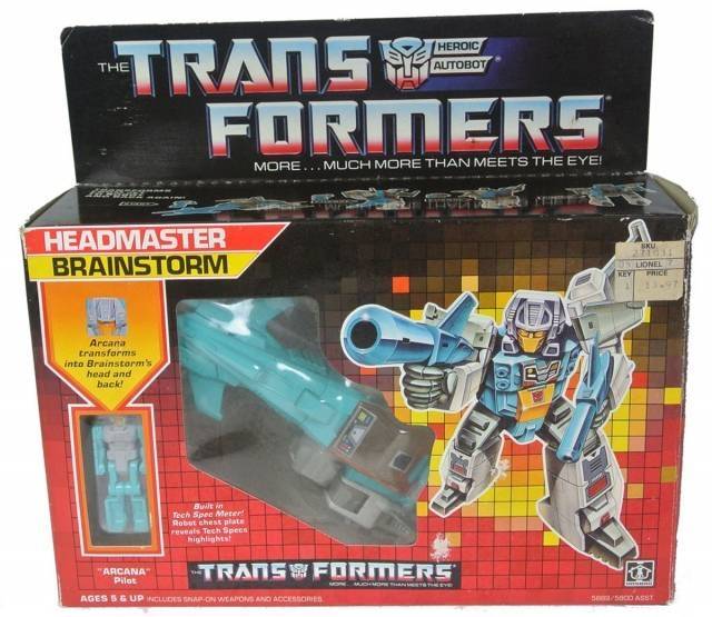 Brainstorm Headmaster Vintage Transformers G1