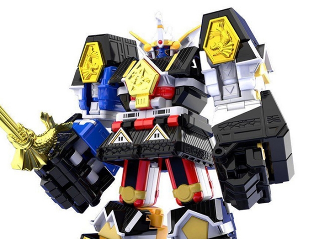 Mini-Pla Bandai – Engine Daishogun Megazord – Power Rangers RPM / Go-Onger – Modèle Plastique