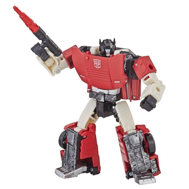 Transformers Netflix – War For Cybertron Deluxe Autobot Sideswipe, Figura 5,5″ Con Accessori