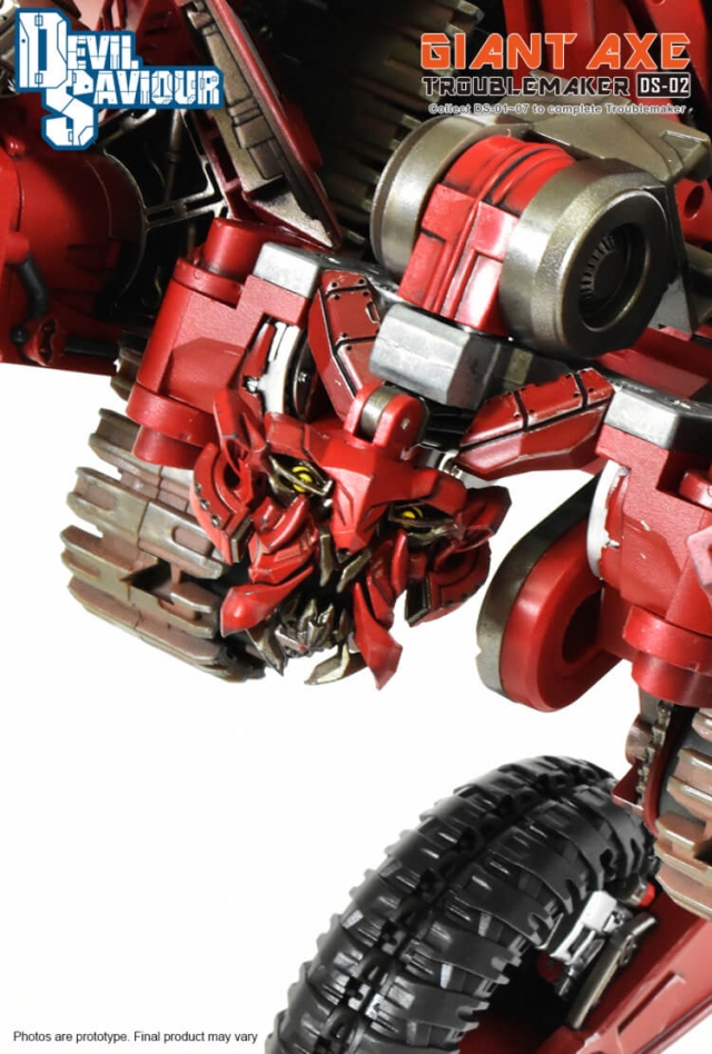 DS-02 Giant Axe | Devil Saviour 3rd Party Combiner Figure