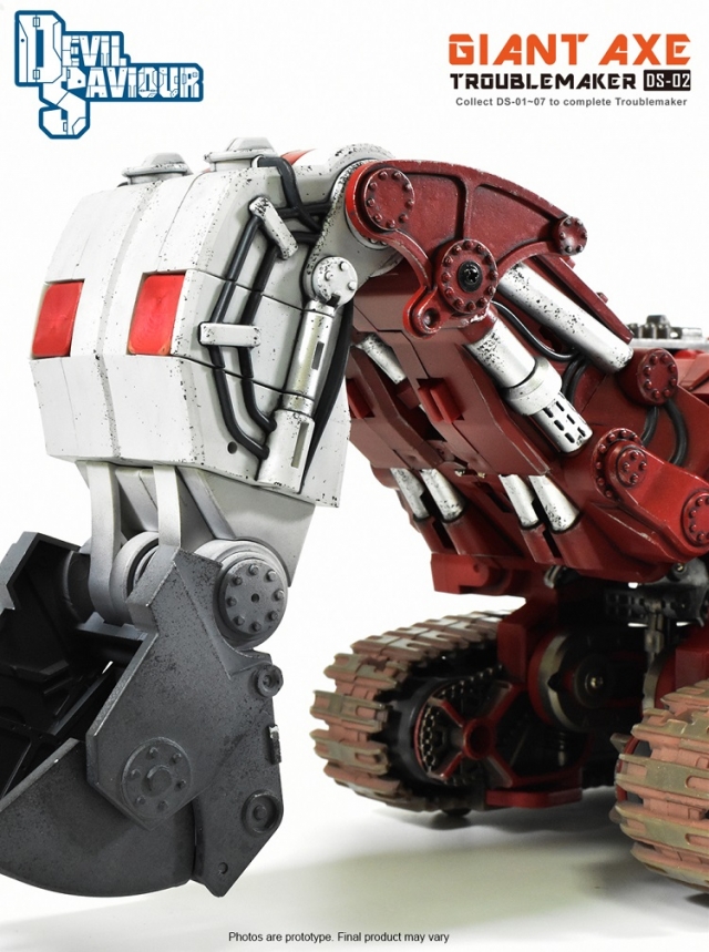 DS-02 Giant Axe | Devil Saviour 3rd Party Combiner Figure