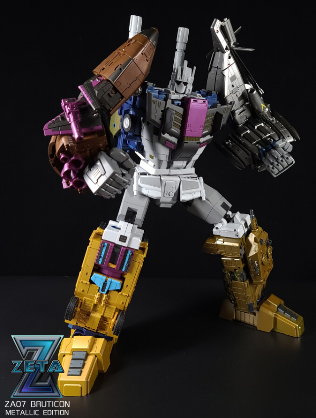 ZA 07 Bruticon Combiner Metallic Edition Set Of 5 Figures Zeta Toys ZA 07 Bruticon Combiner Metallic Edition Set Of 5 Figures Zeta Toys