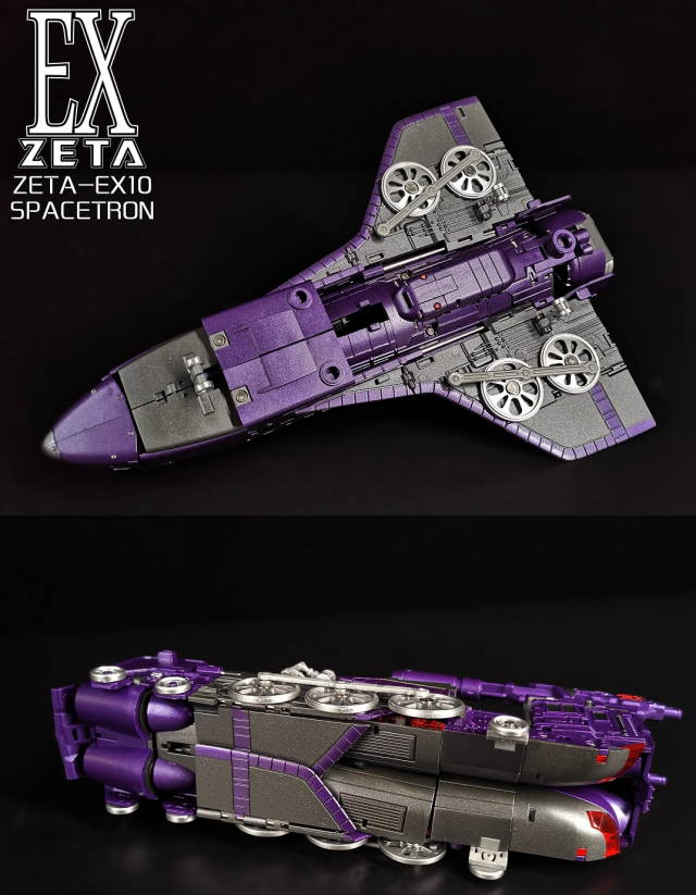 Takara Tomy - ZETA-EX10 SPACETRON アストロトレイン風 非正規 Zeta Toys ZT EX-10 EX10 Spacetron ( Astrotrain) 22cm / 8.5