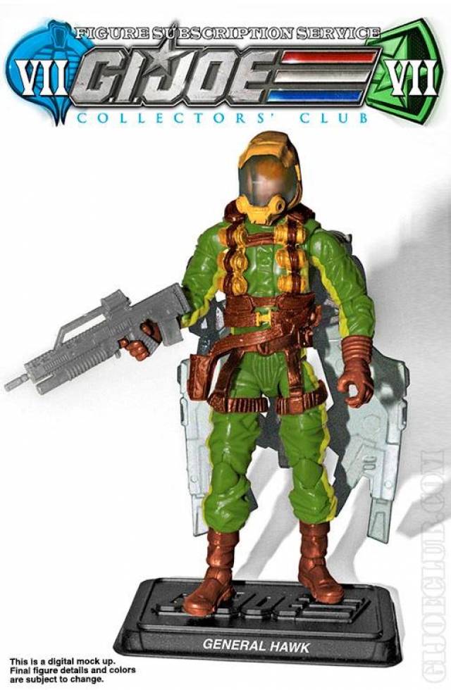 General Hawk 3.75-Inch Scale | G.I. Joe Collectors Club Exclusive