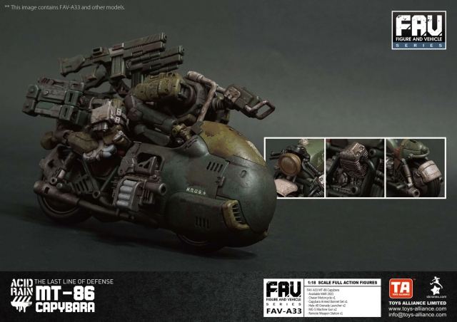 正規 MT-86 FAV-A33 Capybara Fav Rain Acid | Scale 1:18 ミリタリー