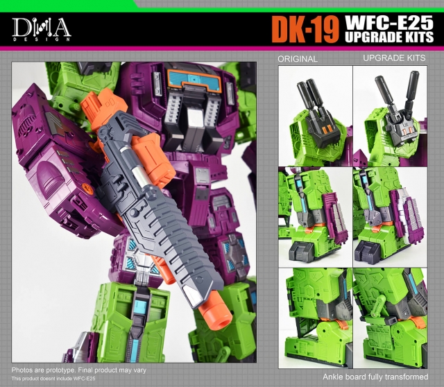 Upgrade Kit For Transformers WFC-E25 Titan Scorponok Zarak – NOT DNA DK-19/DK-21 Custom Plastic Set