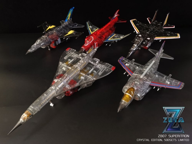 Tesseron コレクション ZB-07 Superitron Combiner Crystal Edition Set of 5 Figures